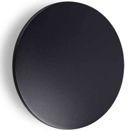 Φωτιστικό Τοίχου - Απλίκα Punto 328577 Φ30x6cm Led 1850lm 16W 3000K Black Ideal Lux