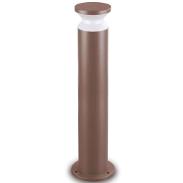 Φωτιστικό Δαπέδου Torre 321868 Φ18x80cm 1xE27 15W Coffee Ideal Lux