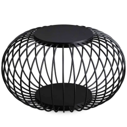 Φωτιστικό Δαπέδου Djambe 293424 Φ74x40,5cm Led 2300lm 18W 3000K Black Ideal Lux