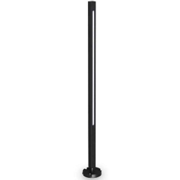 Φωτιστικό Δαπέδου Jedi 293189 2,5x2,5x80,5cm Led 1400lm 12W 3000K Black Ideal Lux