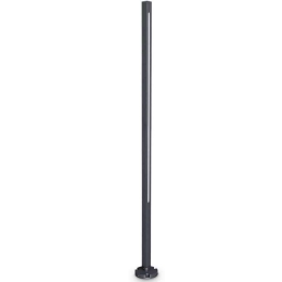 Φωτιστικό Δαπέδου Jedi 306797 2,5x2,5x120,5cm Led 2250lm 19W 3000K Anthracite Ideal Lux