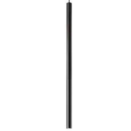 Φωτιστικό Οροφής Ultrathin Round 321813 Φ6x77/227cm Led 1150lm 12W 3000K Black Ideal Lux