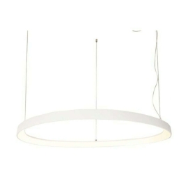 Φωτιστικό Οροφής Harmony BR97LEDP80WH 74W Led Φ80cm 120cm White Aca Αλουμίνιο