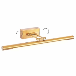 Φωτιστικό Τοίxου - Απλίκα Rio PN10LEDW50BR 12W Led 50x6x19cm Brass Aca Μέταλλο