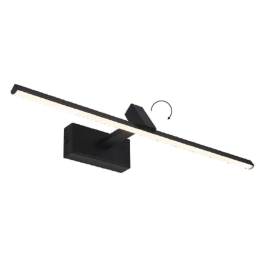 Φωτιστικό Τοίxου - Απλίκα Mirar PN13LEDW50BK 8W Led 50x16,5x7,5cm Black Aca Μέταλλο