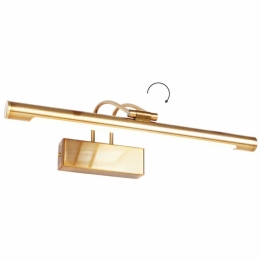 Φωτιστικό Τοίxου - Απλίκα Aria PN17LEDW40BR 8W Led 40x12x19cm Brass Aca Ατσάλι