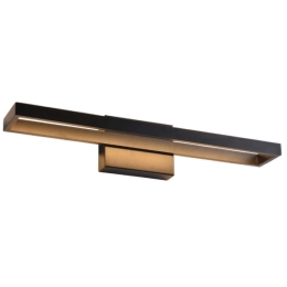Φωτιστικό Τοίxου - Απλίκα Aelia PN30LEDW40BK 12W Led 40x12x8cm Black Aca Μέταλλο