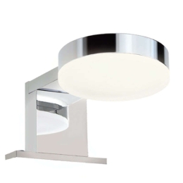 Φωτιστικό Τοίχου - Απλίκα Μπάνιου Lustro PN73LEDW8CH 5W Led 8x14,5x6,5cm Chrome Aca Μέταλλο