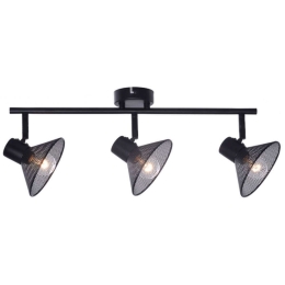 Φωτιστικό Τοίxου - Απλίκα Paloma TNK2833SB 3xΕ14 53x13x19cm Black Aca Μέταλλο