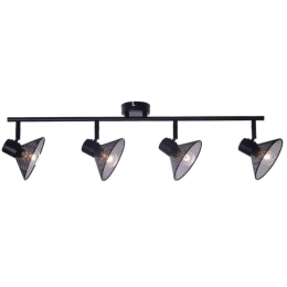 Φωτιστικό Τοίxου - Απλίκα Paloma TNK2834SB 4xΕ14 75x13x19cm Black Aca Μέταλλο