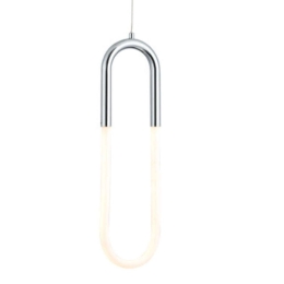 Φωτιστικό Οροφής Venus ZM32LEDP15CH 8W Led 15x2,3x230cm Chrome Aca Μέταλλο