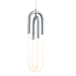 Φωτιστικό Οροφής Venus ZM33LEDP15CH 16W Led 15x15x230cm Chrome Aca Μέταλλο