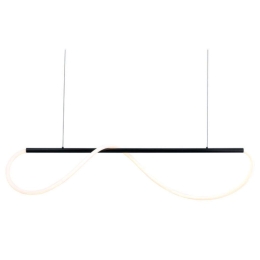 Φωτιστικό Οροφής - Ράγα Kyma ZM36LEDP120BK 36W Led 120x6x215cm Black Aca Μέταλλο