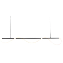Φωτιστικό Οροφής - Ράγα Kyma ZM36LEDP190BK 60W Led 190x6x215cm Black Aca Μέταλλο