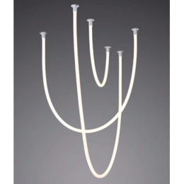 Φωτιστικό Οροφής Jungle ZM42LEDP240 60W Led 240cm 170cm 100cm White Aca Σιλικόνη