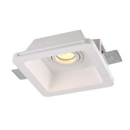 Φωτιστικό Οροφής - Σποτ Χωνευτό Trimless Aari G16760C Τετράγωνο Κινητό GU10 White Aca