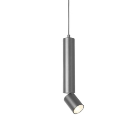 Φωτιστικό Οροφής Babel RA3551PGY 1xGU10 Φ5,6cm Φ8cm 140cm Grey Aca