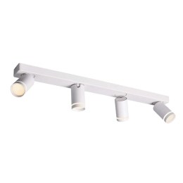 Φωτιστικό Οροφής - Σποτ Divino RA3634SWH 4xGU10 76x7x13,5cm White Aca