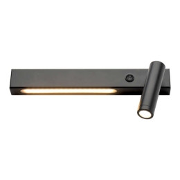 Φωτιστικό Τοίxου - Απλίκα Hermes SF2110LEDBK 12W Led Black 28x11x8cm Aca