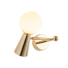 Φωτιστικό Τοίxου - Απλίκα Kimolos OD94201WG 1xG9+1xGU10 22x20x17cm Gold-White Aca
