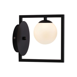 Φωτιστικό Τοίxου - Απλίκα Quadro OD91221W 1xG9 22Χ15Χ20cm Black-White Aca
