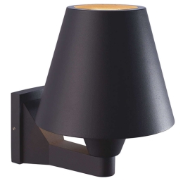 Φωτιστικό Τοίχου - Απλίκα LG2121G 17,5x22,2x22,2cm 1xE27 15W IP65 Dark Grey Aca Αλουμίνιο,PC