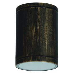 Φωτιστικό Οροφής - Σποτ LG2302E27GB Φ12x17cm 1xE27 35W IP65 Black-Gold Aca Aluminium, Glass