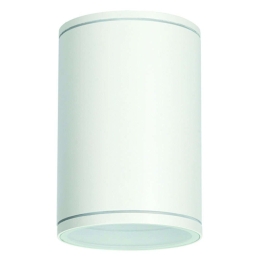 Φωτιστικό Οροφής - Σποτ LG2302E27W Φ12x17cm 1xE27 35W IP65 White Aca Aluminium, Glass