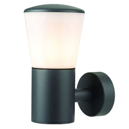 Φωτιστικό Τοίχου - Απλίκα LG5951G Φ10,5x20,2cm 1xE27 40W IP54 Dark Grey Aca Αλουμίνιο,PC