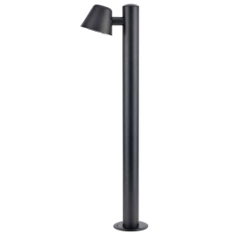 Φωτιστικό Δαπέδου Εξωτερικού Χώρου VIDA1POBK 24x70cm 1xGU10 35W IP44 Black Aca