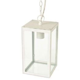 Φωτιστικό Οροφής Εξωτερικού Χώρου CELIA1PWH 16cm 1xE27 IP44 White Aca Ατσάλι,Γυαλί