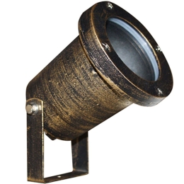Φωτιστικό Δαπέδου Εξωτερικού Χώρου BT9013R Φ9,2cm 1xGU10 IP65 Black-Gold Aca