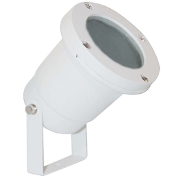 Φωτιστικό Δαπέδου Εξωτερικού Χώρου BT9013W Φ9,2cm 1xGU10 IP65 White Aca