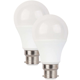 Λαμπτήρας Led A60 (Σετ 2Τμχ) B2214NWP B22 14W 4000K 1180lm White Aca