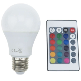Λαμπτήρας Led Smart A608RGBWN E27 8W RGB/3000K 650lm White Aca