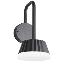 Φωτιστικό Τοίχου - Απλίκα Viana LG2122G 15x22,4x29,5cm Led 400lm 10W 3000K Dark Grey Aca