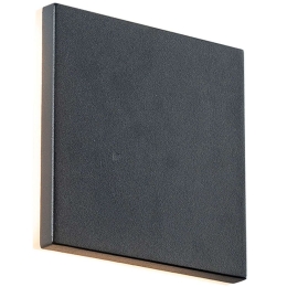 Φωτιστικό Τοίχου - Απλίκα Polla LG2802G 15x5x15cm Led 450lm 8W 3000K Dark Grey Aca