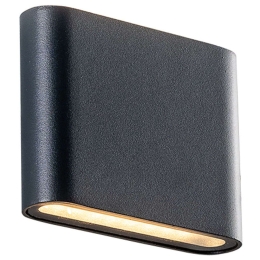 Φωτιστικό Τοίχου - Απλίκα Maida LG2631G 11,5x2,9x9cm Led 310lm 7W 3000K Dark Grey Aca