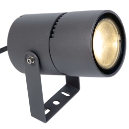 Φωτιστικό Δαπέδου Κήπου Lotos LG2101G Φ8,5x15,4x15cm Led 300lm 9W 3000K Dark Grey Aca