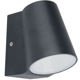 Φωτιστικό Τοίχου - Απλίκα Simore LG0509G 12x11,8cm Led 400lm 6W 3000K Dark Grey Aca