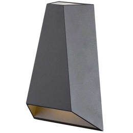 Φωτιστικό Τοίχου - Απλίκα LG0187G 11,1x6,2x17,5cm Led 425lm 6W 3000K Dark Grey Aca