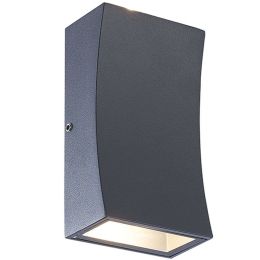 Φωτιστικό Τοίχου - Απλίκα Fer LG1042G 6,5x3,8x12cm Led 180lm 6W 3000K Dark Grey Aca