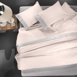 Σεντόνια Silky (Σετ 4τμχ) Pudra-Silver  Guy Laroche King Size 270x280cm 100% Βαμβακοσατέν