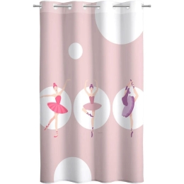 Κουρτίνα Παιδική Ballerinas Pink Saint Clair 160x240 cm 100% Microsuede