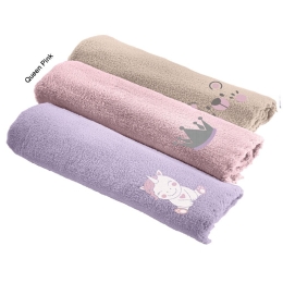 Κουβέρτα Βρεφική Queen Pink Guy Laroche Κούνιας 100x140cm Microfiber