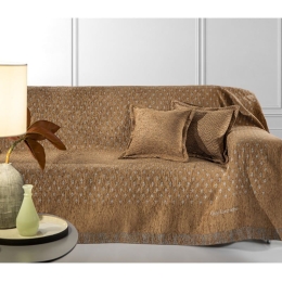 Ριχτάρι Intima Cocoa Guy Laroche Διθέσιο 180x250cm Βαμβάκι-Chenille