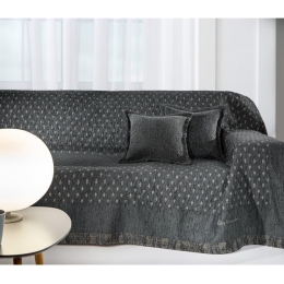 Ριχτάρι Intima Titanium Guy Laroche Πολυθρόνα 180x150cm Βαμβάκι-Chenille