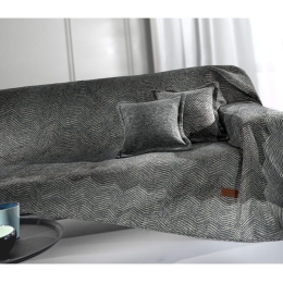 Ριχτάρι Vento Titanium Guy Laroche Διθέσιο 180x250cm Βαμβάκι-Chenille