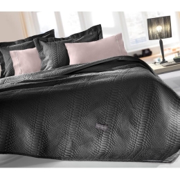 Κουβέρτα Capsule (Σετ 2τμχ) Anthracite Guy Laroche Υπέρδιπλο 220x240cm Microfiber