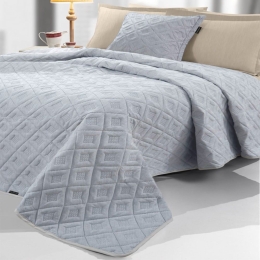 Κουβερλί Voltaire (Σετ 2τμχ) Denim Guy Laroche Υπέρδιπλο 250x240cm Microfiber